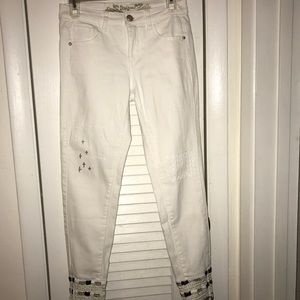 DESIGUAL WHITE JEANS LUNA 26